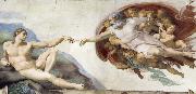 Michelangelo Buonarroti The Creation of Adam Sweden oil painting reproduction